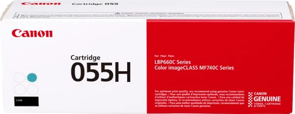 Toner CANON CRG055HC Cyan High Yield Original 3019C002AA - imagine 2