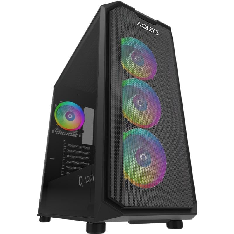 Carcasa AQIRYS Wezen PRO RGB Mid Tower Negru