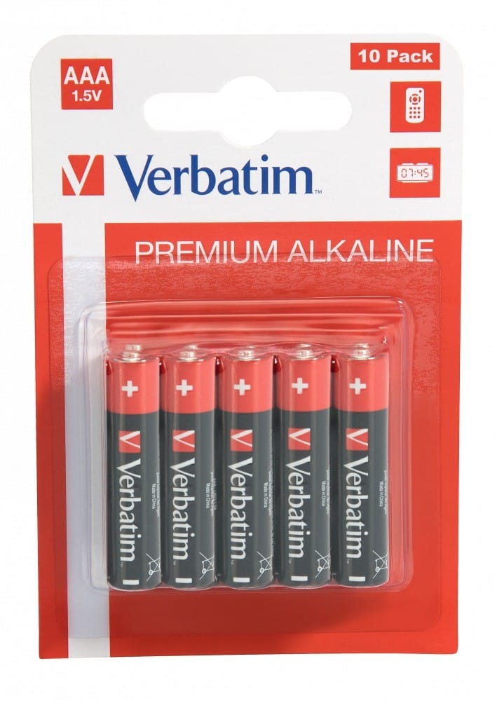 Baterii VERBATIM 49874 AAA Alcaline 1.5V 10 buc