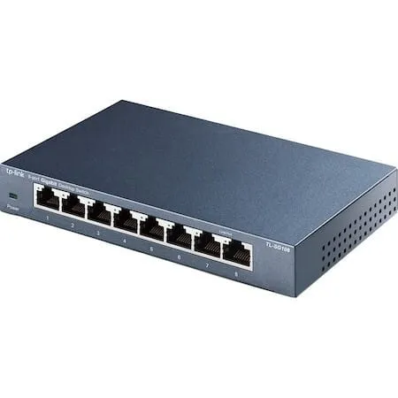 Switch TP-LINK TL-SG108 8 Porturi Gigabit - imagine 3