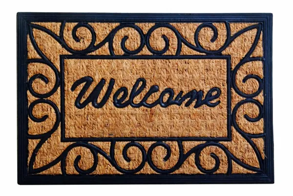 Covoraș intrare VANORA HOME 60x40 cm Cauciuc Nucă Cocos - imagine 5