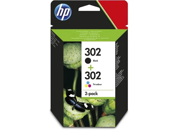 Pachet Cartușe HP 302 Black/Color X4D37AE