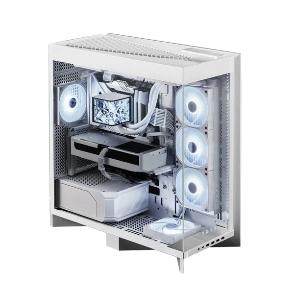 Carcasă PC TRYX LUCA L70 Mid Tower Alb Sticlă Securizată - imagine 2