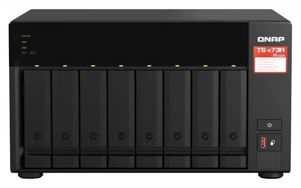 NAS QNAP TS-873A-8G 8-Bay AMD Ryzen V1500B 8GB DDR4 2x 2.5GbE