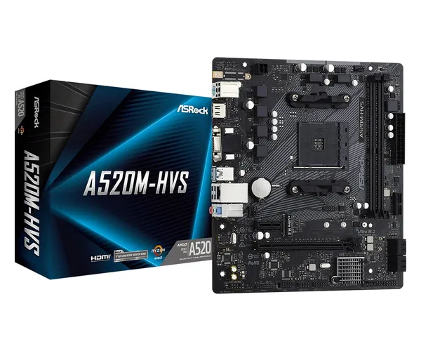Placă de bază ASROCK A520M-HVS Socket AM4 DDR4 Micro-ATX