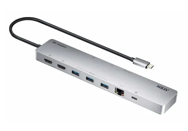 Docking Station ATEN UH3240-AT USB-C 100W Argintiu