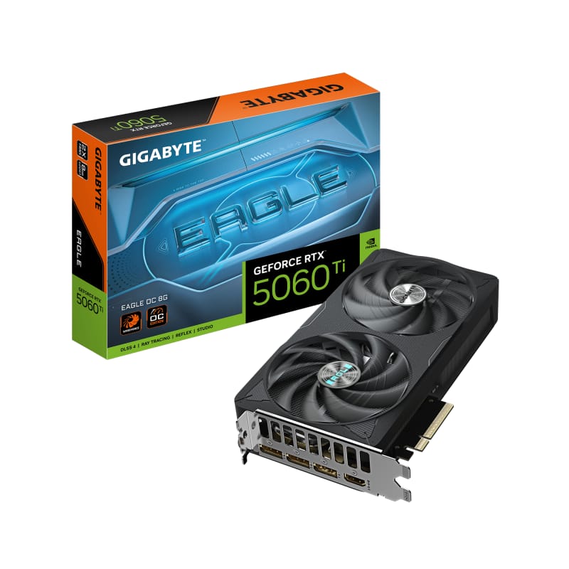 Placă Video GIGABYTE GeForce RTX 5060 Ti EAGLE OC 8GB GDDR7
