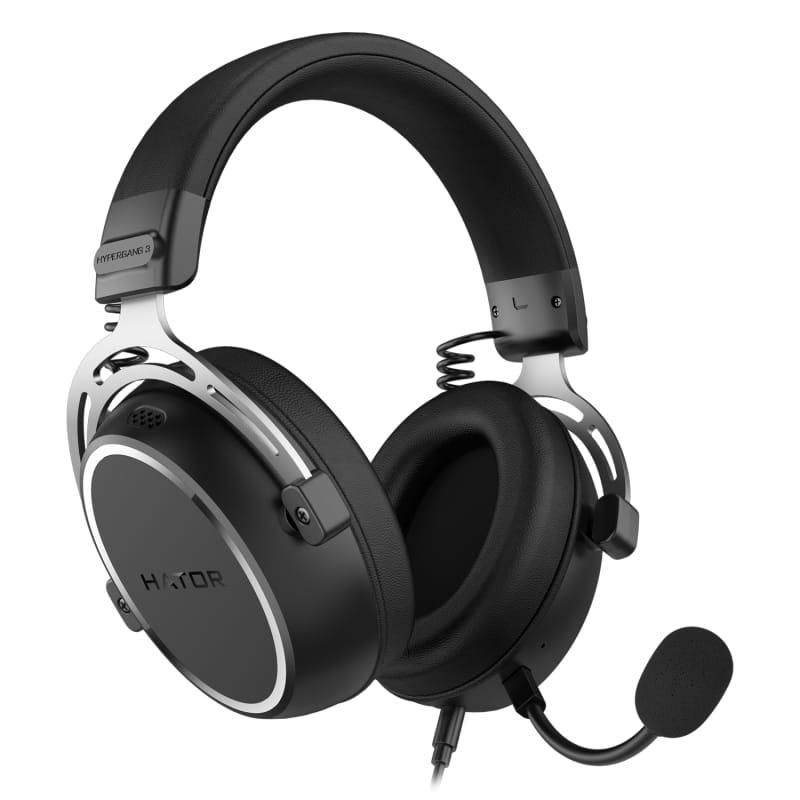 Căști Gaming Cu Fir HATOR Hypergang 3 Negru