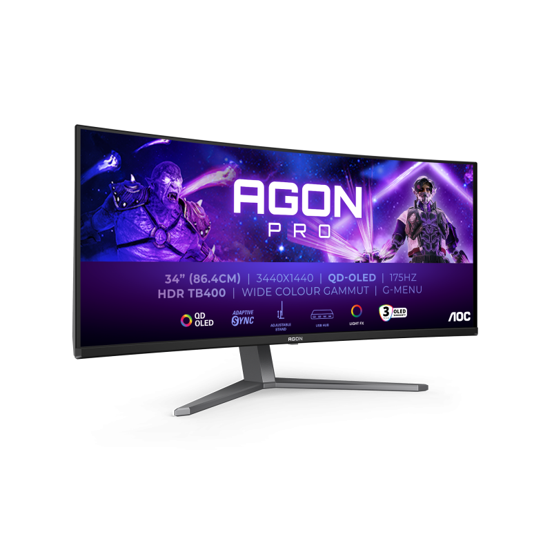 Monitor AOC AG346UCD 34 inch QD-OLED 175Hz