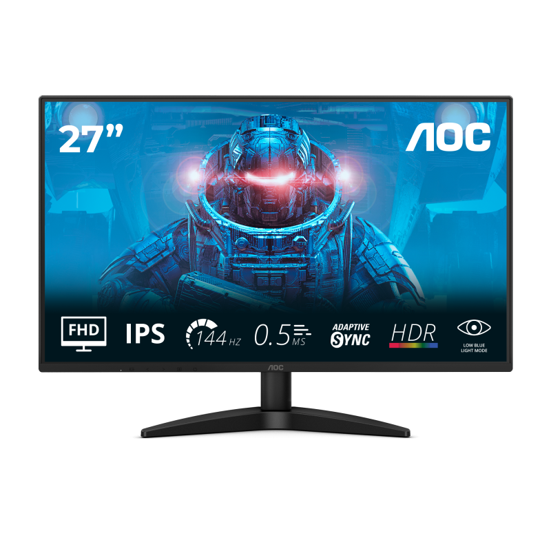 Monitor AOC 27B36X 27 inch Full HD IPS 144Hz Negru