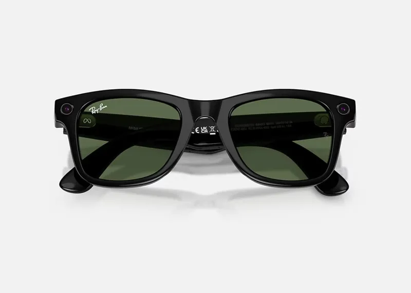Ochelari Smart RAY-BAN Meta Wayfarer ORW4012 Negru Lucios G-15 - imagine 4