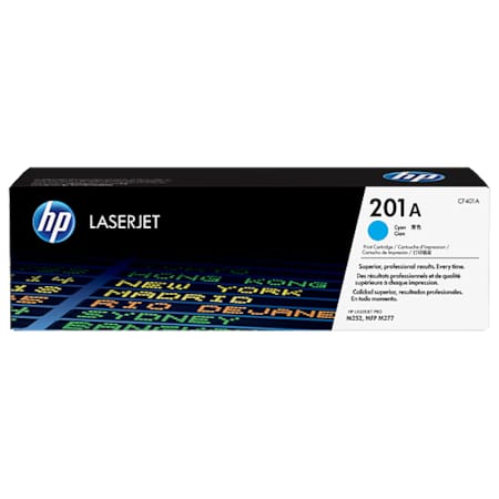 Toner HP 201A Cyan Original LaserJet Pro M252 M274 M277 CF401A