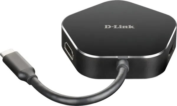 Hub USB D-LINK DUB-M420 4-in-1 Tip C