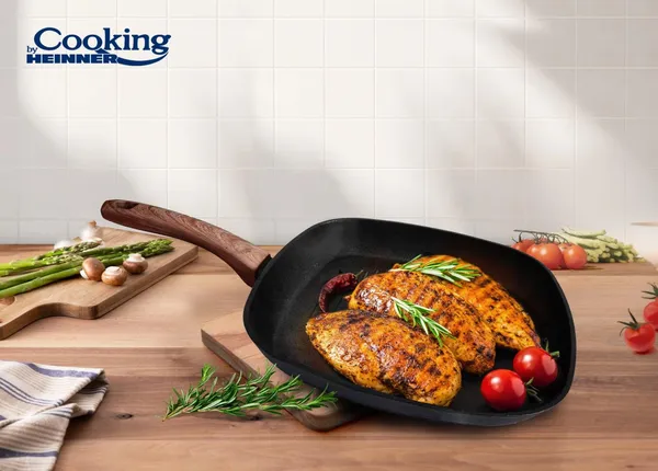 Set Gatit HEINNER Malta 5 Piese Aluminiu Forjat - imagine 8