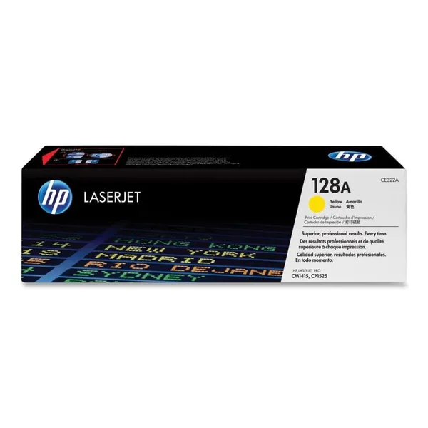 Toner HP CE322A Yellow Original Color LaserJet - imagine 2
