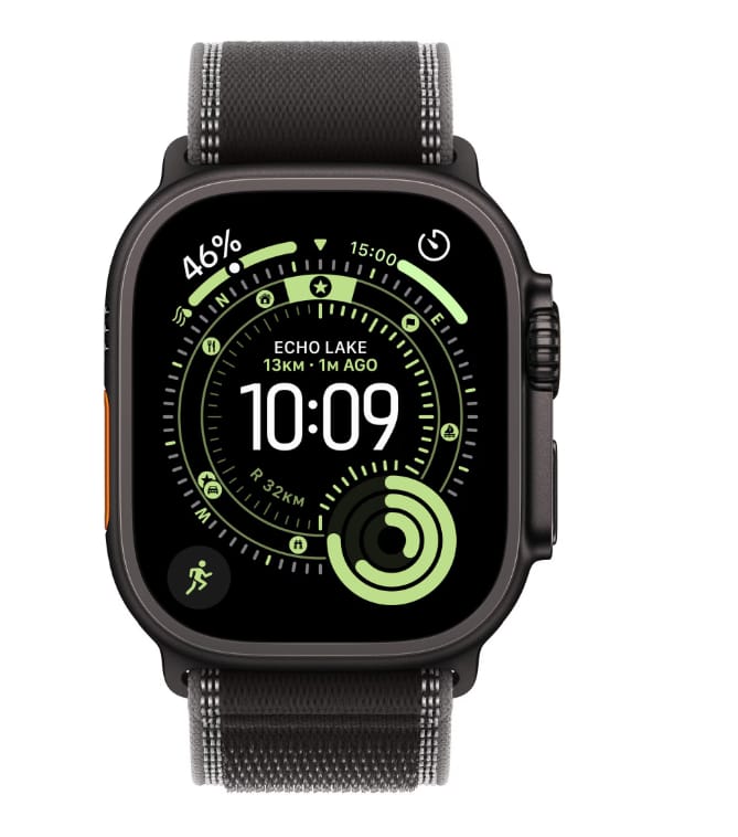 Smartwatch APPLE Watch Ultra 3 GPS + Cellular 49mm Black Titanium