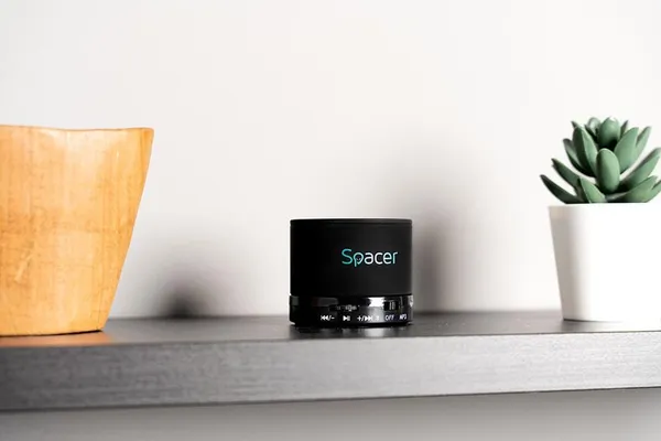 Boxă Portabilă SPACER Topper Bluetooth Negru SPB-TOPPER-BLK - imagine 4