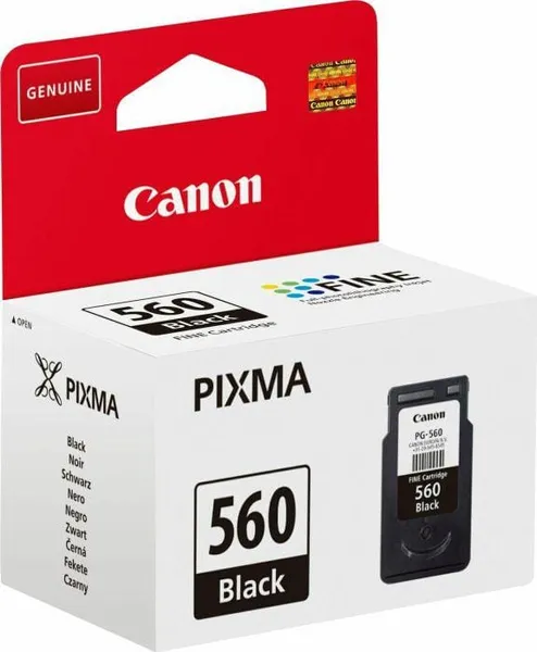 Cartuș Cerneală CANON PG-560 Negru 7.5 ml 180 Pagini - imagine 2