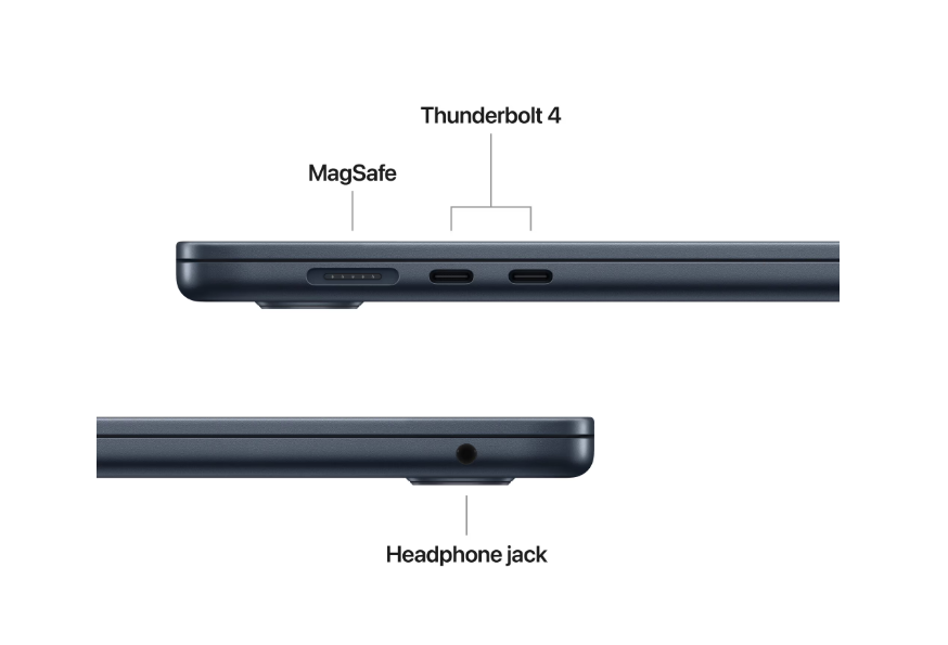 Laptop APPLE MacBook Air M4 16GB 256GB Midnight 2025 - imagine 4