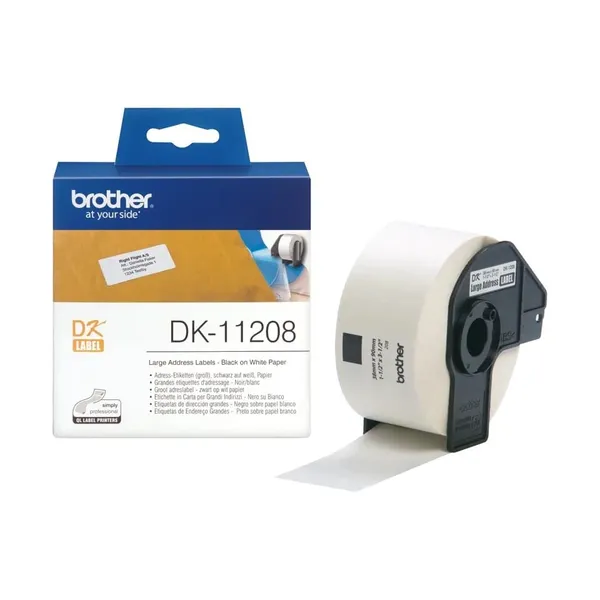 Etichete autoadezive BROTHER DK-11208 38x90mm 400 buc