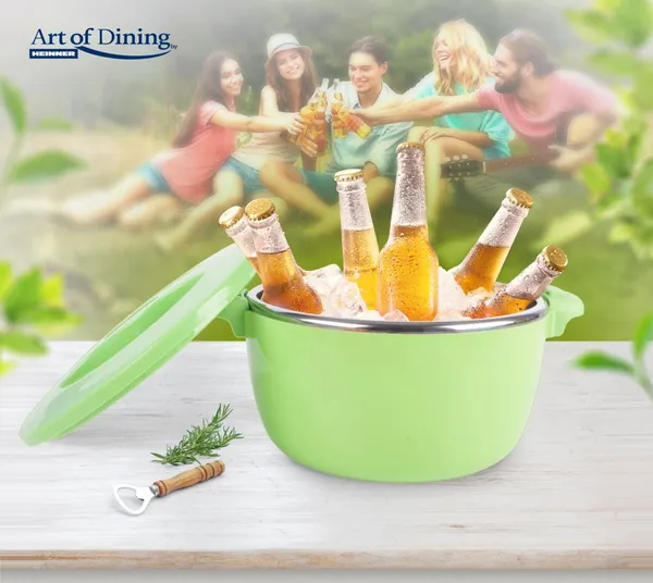Caserolă termică HEINNER Art of Dining NOVA Verde 8L - imagine 4