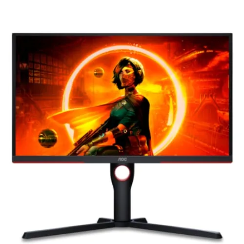 Monitor Gaming AOC 25G3ZM/BK 24.5 inch Full HD 240Hz Negru Roșu
