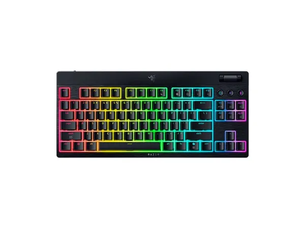 Tastatură Mecanică RAZER BlackWidow V4 Low Profile HyperSpeed TKL Wireless RGB Negru