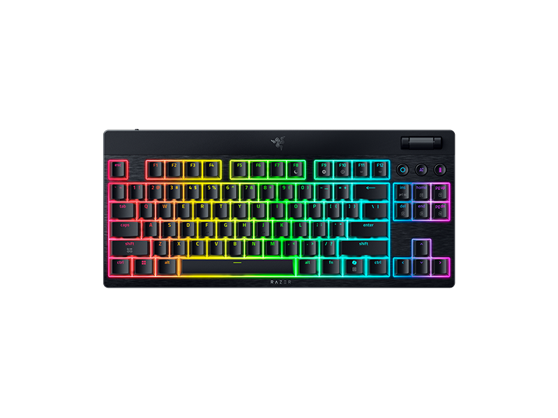Tastatură mecanică RAZER BlackWidow V4 Low Profile HyperSpeed TKL Wireless RGB Negru