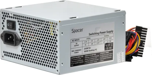 Sursă PC SPACER SPS ATX 500 V12 500W 80 Plus Bronze - imagine 4