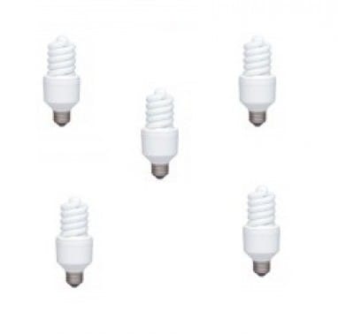 Set 5 Becuri PANASONIC EFD18E27HD-5 18W E27 Spirală Alb Cald