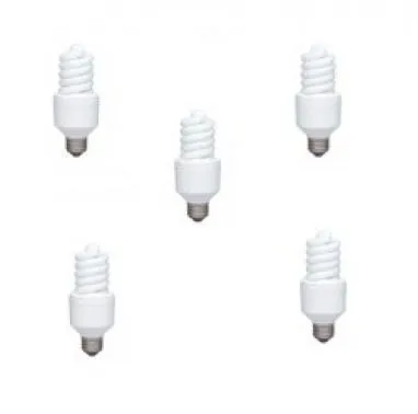 Set 5 Becuri PANASONIC EFD18E27HD-5 18W E27 Spirală Alb Cald