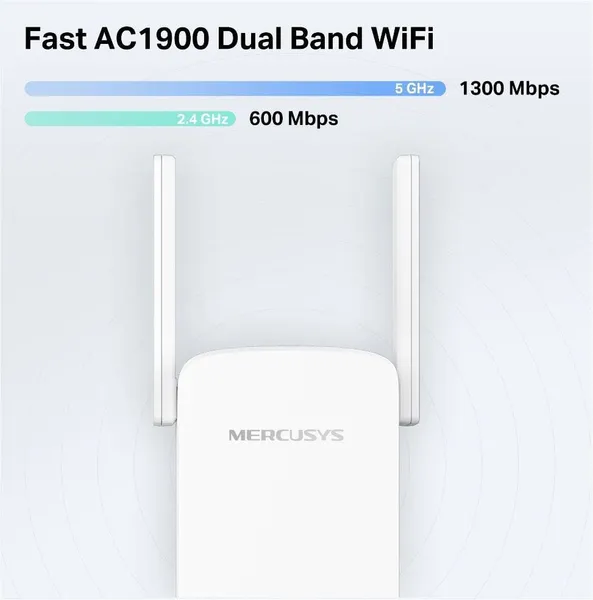 Range Extender MERCUSYS ME50G AC1900 Dual-Band - imagine 2