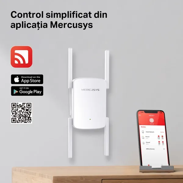 Range Extender MERCUSYS ME50G AC1900 Dual-Band - imagine 8