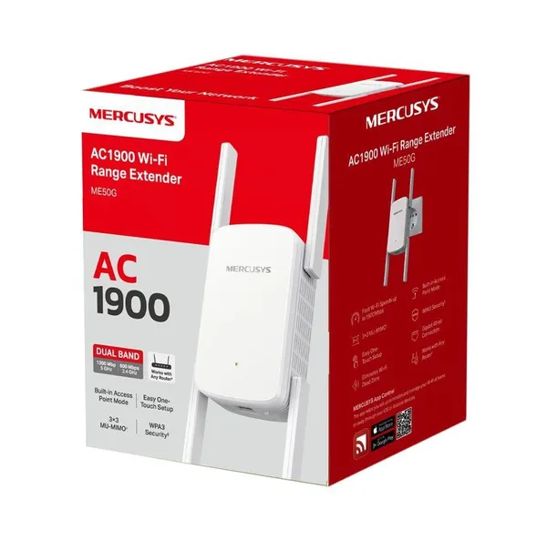 Range Extender MERCUSYS ME50G AC1900 Dual-Band - imagine 9