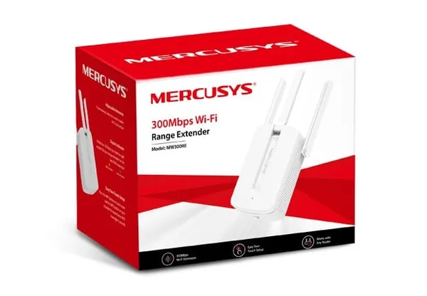 Range Extender Wi-Fi MERCUSYS MW300RE 300Mbps Alb - imagine 4
