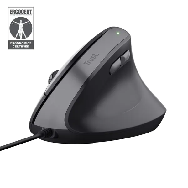 Mouse Gaming TRUST Bayo II Vertical 2400 DPI Negru TR-25144