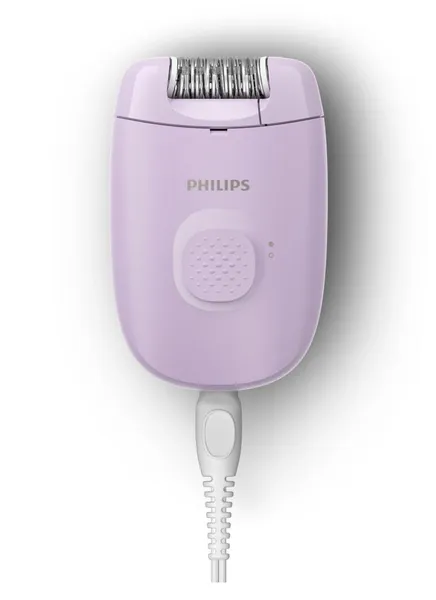 Epilator PHILIPS Seria 2000 BRE237/00 1 viteză 2 accesorii Lila - imagine 2