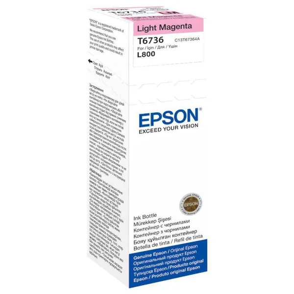 Cartuș EPSON T6736 Light Magenta 70ml Original - imagine 2
