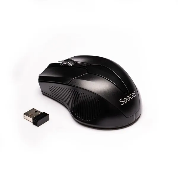 Mouse SPACER SPMO-W02 Wireless Negru