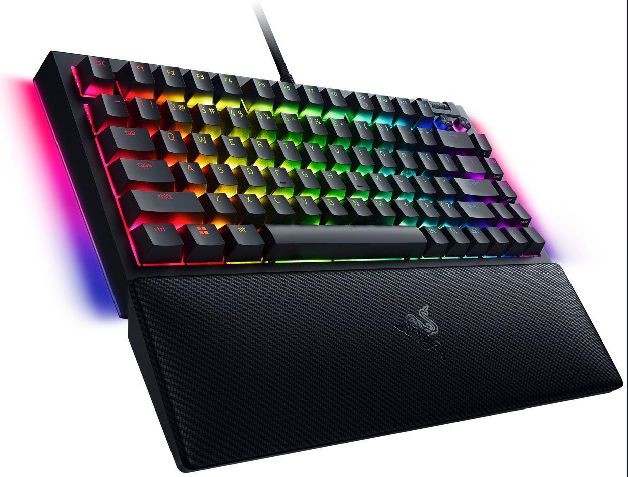 Tastatură mecanică gaming RAZER BlackWidow V4 75% RGB Negru - imagine 4