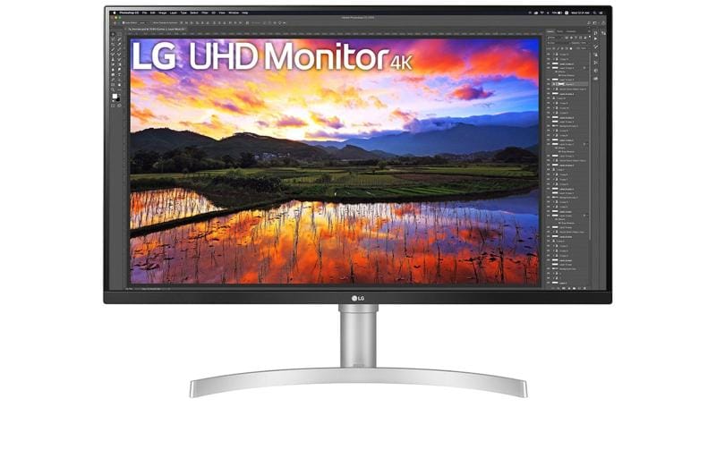 Monitor LG 31.5" 4K UHD IPS 32UN650K-W Alb