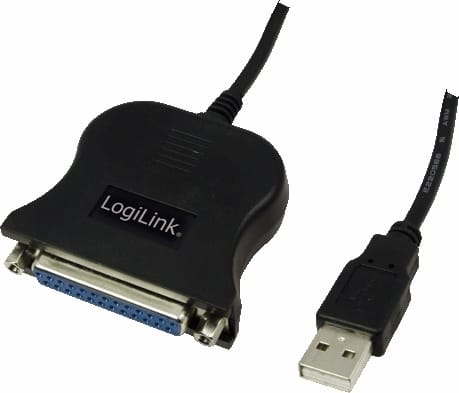 Adaptor USB LOGILINK UA0054A USB 2.0 la Paralel 1.5m Negru