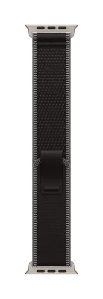 Curea APPLE Watch Trail Loop 49 mm M/L Negru/Antracit Titan Natural