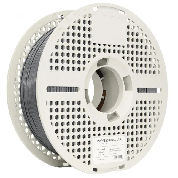 Filament 3D PROFESSIONAL LAB PETG Carbon Fiber Gri 1,75 mm 1 kg
