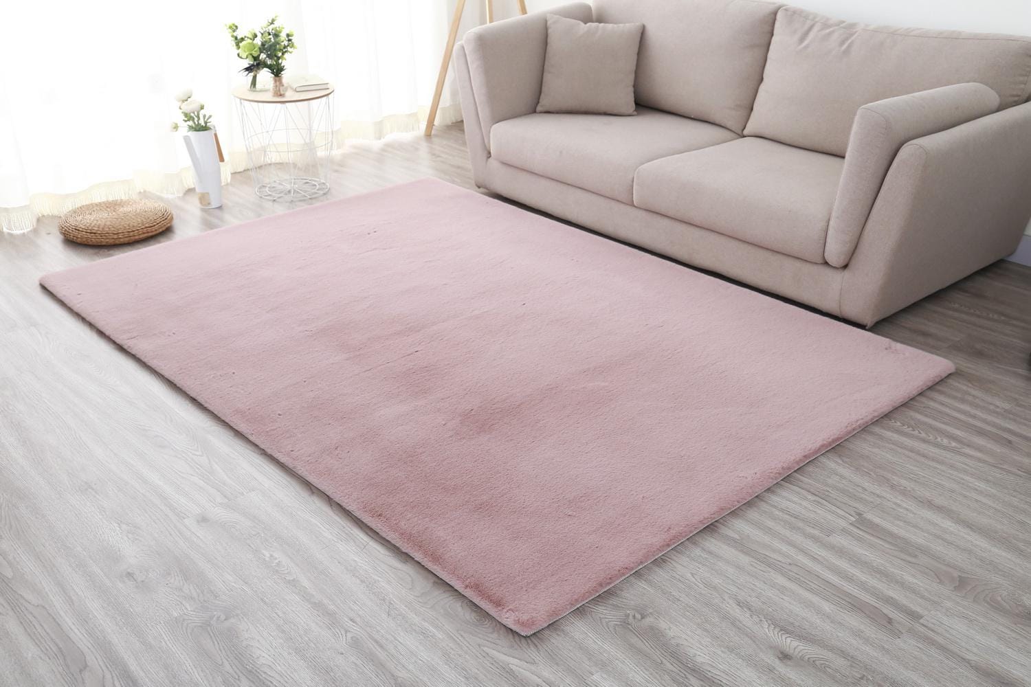 Covor HEINNER Shaggy Soft Blanita Roz Pudra 200x300 cm
