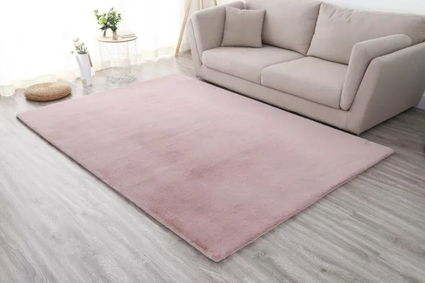 Covor HEINNER Shaggy Soft Blanita Roz Pudra 200x300 cm