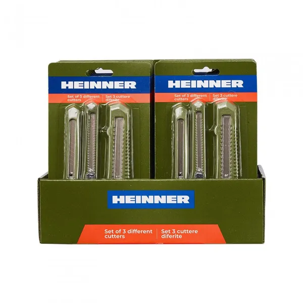 Set Cuttere HEINNER HR 3 Bucăți - imagine 3