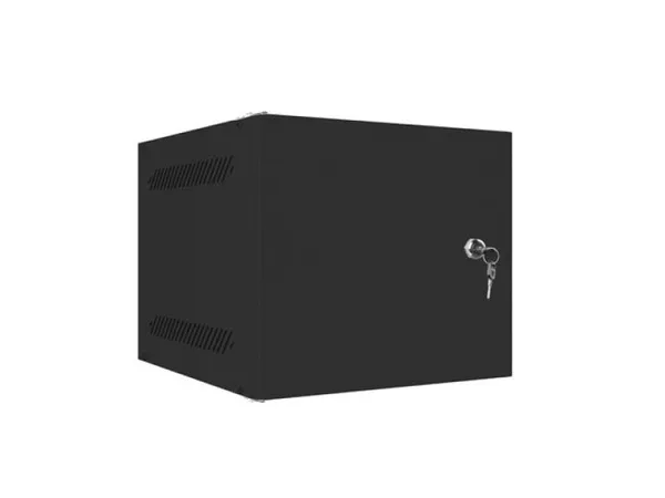 Dulap Rack LANBERG 10 inch 4U Perete Ușă Metalică Negru WF10-2304-00B