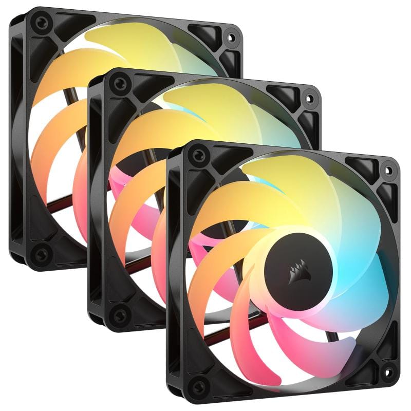 Ventilator Carcasa CORSAIR RS120-R ARGB 12 cm 2100 RPM 3 bucăți