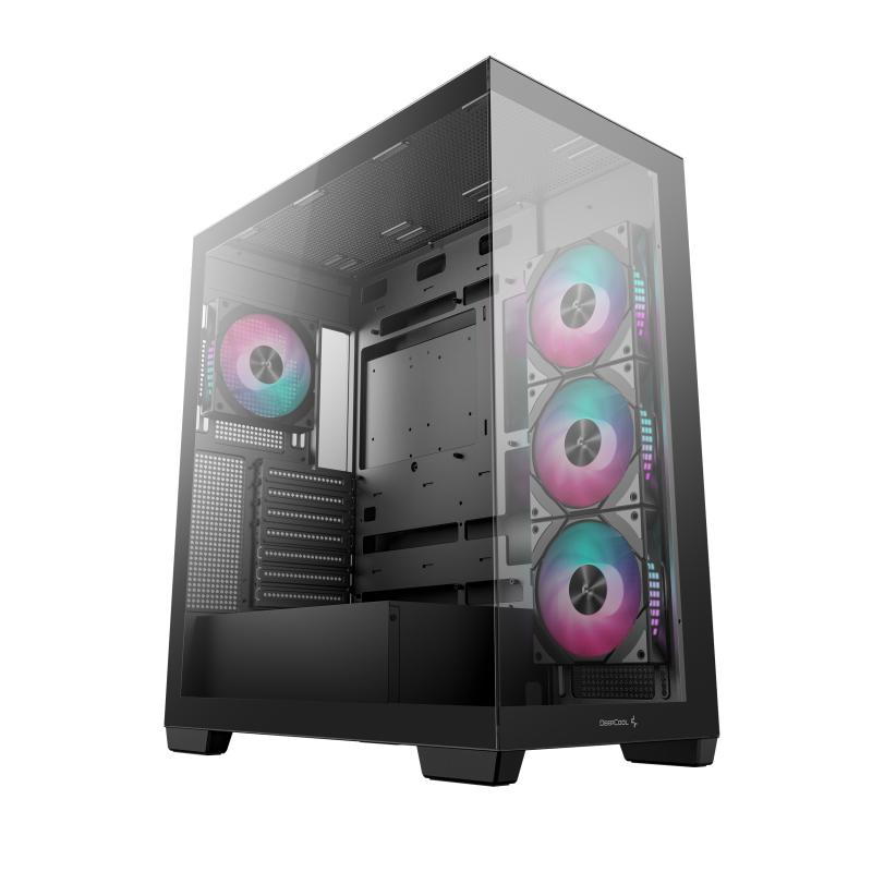Carcasă PC DEEPCOOL CG580 4F Mid Tower ARGB Negru